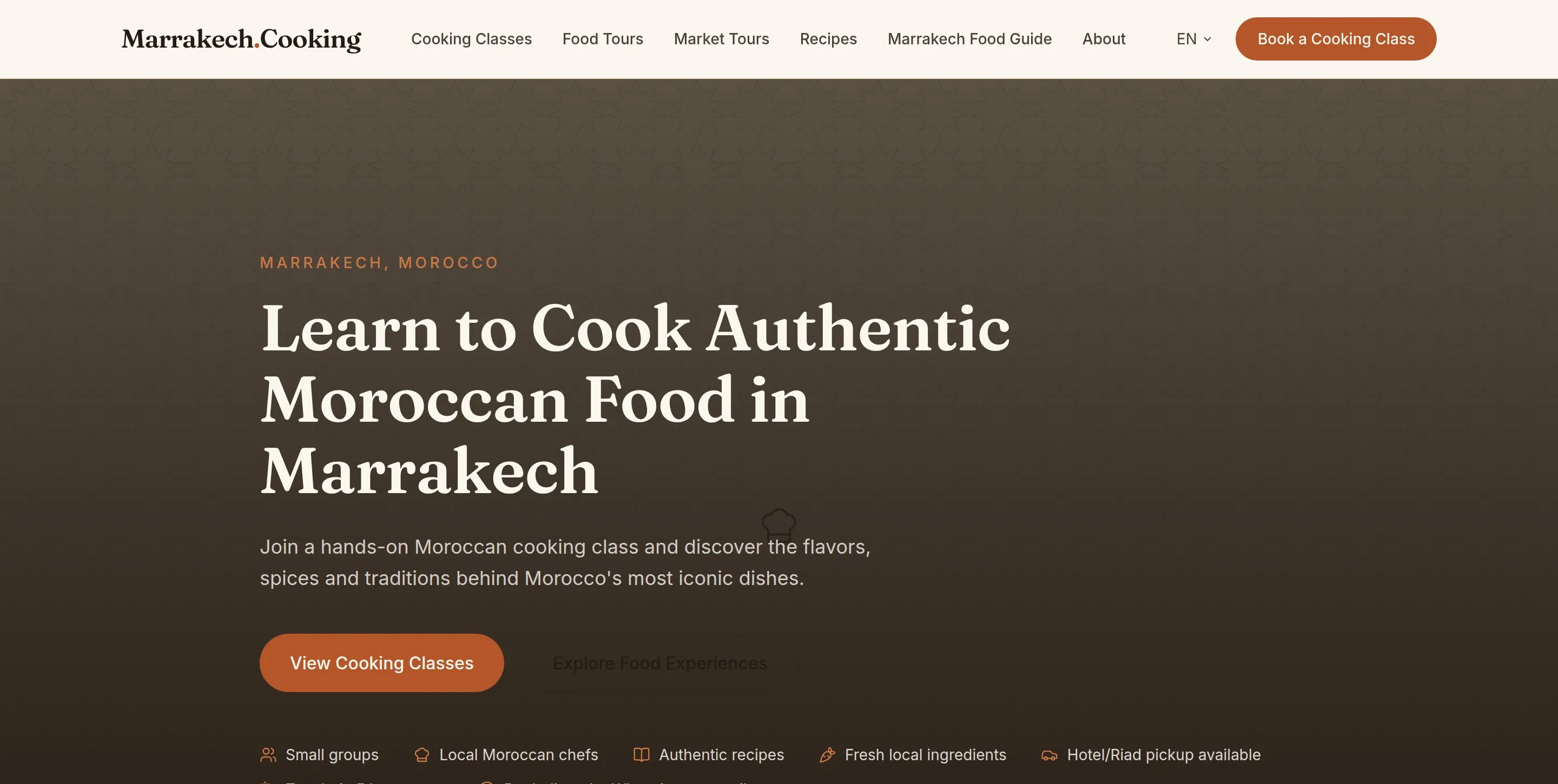 Marrakech.Cooking